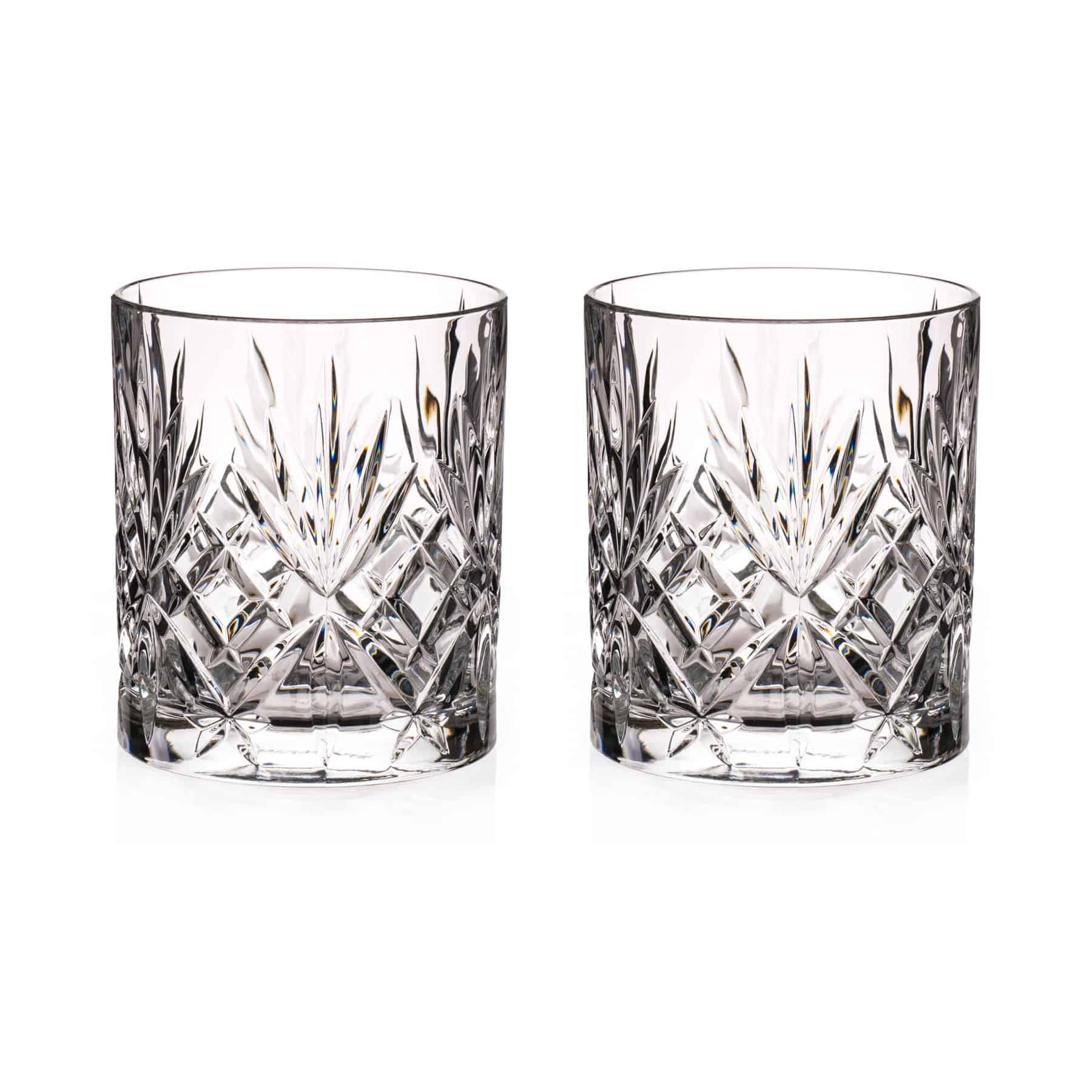 Chatsworth Crystal Whiskey Tumblers Set Of 2 Diamante Home