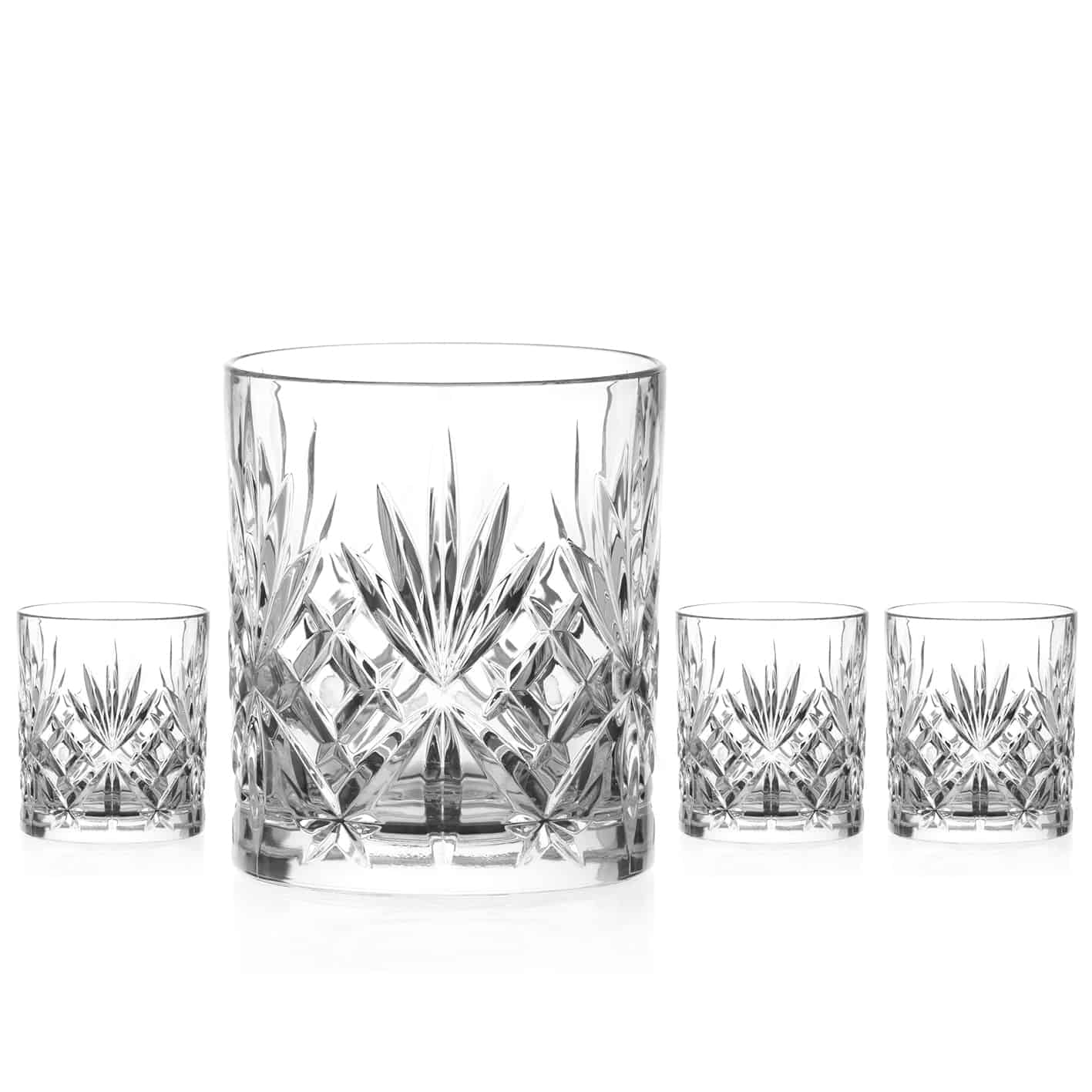 Two Auris whisky glasses made from premium lead-free crystal