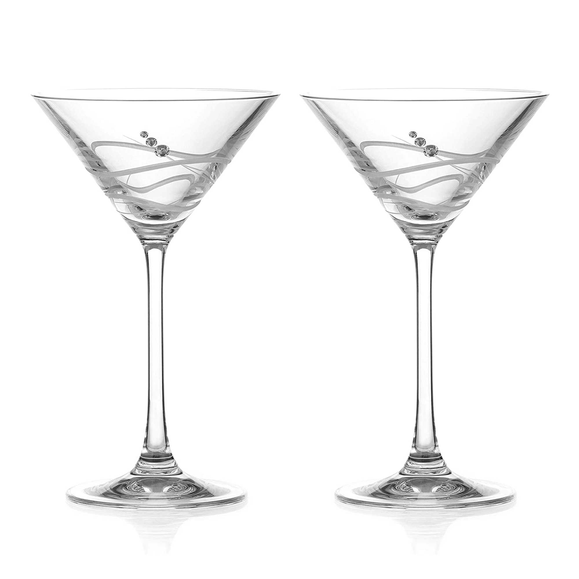 Swarovski Swarovski COCKTAIL Martini Crystalline (SET of 2) Glasses