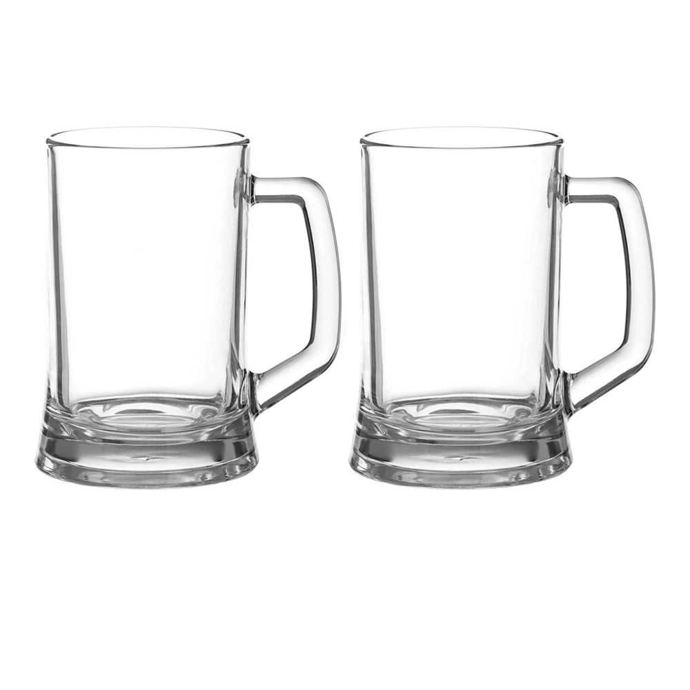 Pair of Beer Mugs - Set of 2 | Diamante Home