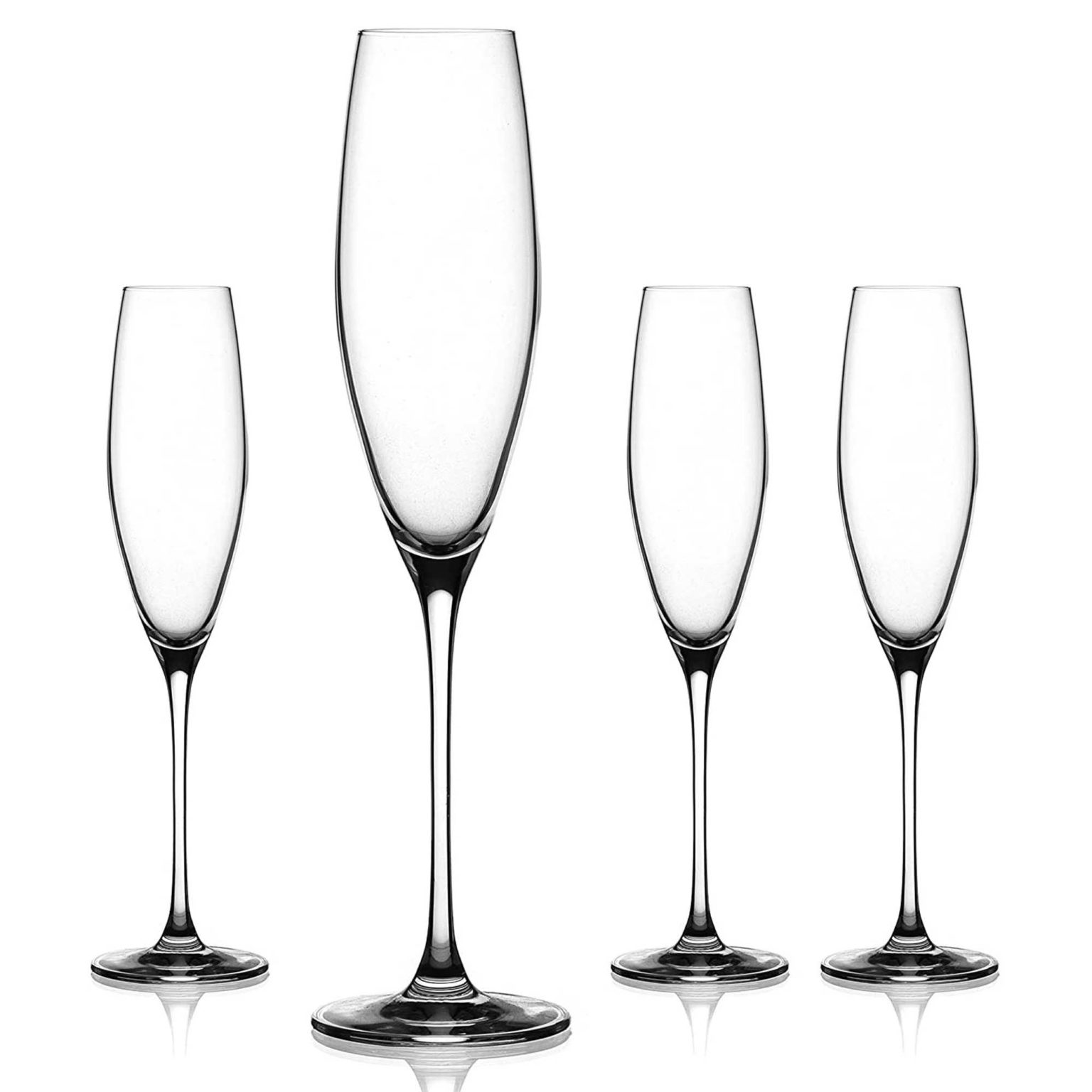 Neo Prosecco Glasses Set Of 4 Diamante Home